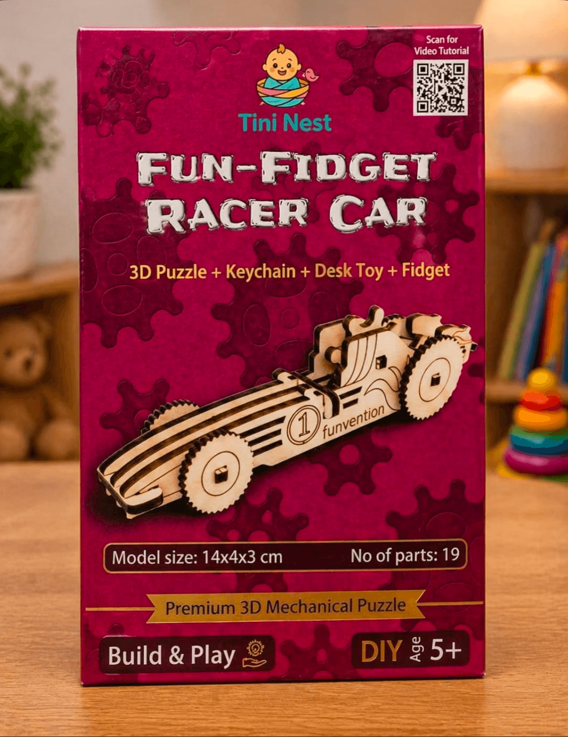 Fun-Fidget Racer Car