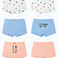 Creative Print Cotton Girls Underwear Boxer Set