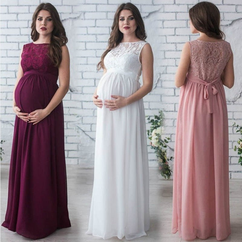 Stylish Sleeveless Maternity Dresses - Tininest