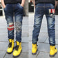 Boy patchwork jeans