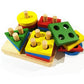 Baby Game Toys Wooden Puzzle Educational Toy Geometric shapes Game Toys Stick Baby Kid Children Intelligence Puzzle for Kid