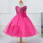 Baby Sequin Dress Flower Girl Wedding Princess Dress