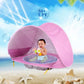 Baby Beach Tent Kids Outdoor Camping Easy Fold Up Waterproof  Up Sun Awning Tent UV-protecting