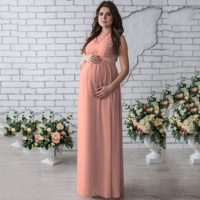 Stylish Sleeveless Maternity Dresses - Tininest