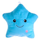 34CM Unique Toy Luminous Pillow Vivid Star Design LED Light Colorful Cushion Stars Plush Pillow Toys Gift For Kids Children Girl