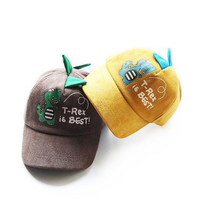 Cartoon Dino Baby Kids Caps For Boys and Girls - Tininest 