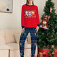 Matching Family Christmas Deer Pajamas Xmas Pjs Women Men Plaid Clothes Holiday Sleepwear