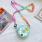 Silicone Children's Change Portable Crossbody Fruit Donut Shoulder Bag