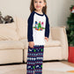 Family Matching Christmas Pajamas Set Xmas Long Sleeve Sleepwear Nightwear For Couples Kids Baby