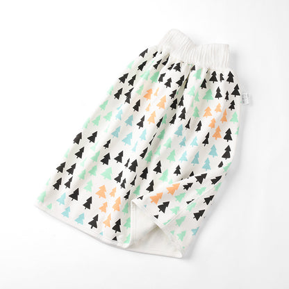 Cotton and bamboo fiber Baby diaper skirt