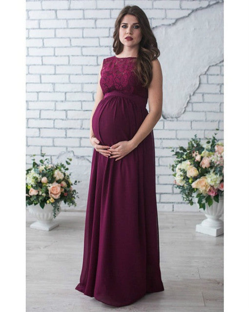 Stylish Sleeveless Maternity Dresses - Tininest