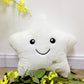 34CM Unique Toy Luminous Pillow Vivid Star Design LED Light Colorful Cushion Stars Plush Pillow Toys Gift For Kids Children Girl