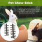 Bunny Chew Toy Natural Apple Wooden Molar Rod Pet Tooth Chew Stick for Rabbits Chinchilla Hamsters Guinea Pigs