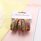 6PCS/Pack New Women Print Cotton Elastic Hair Bands Scrunchie Gum For Hair Rubber Bands Ponytail Holder Fashion Hair Accessories