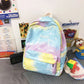 School Backpack Kids Girls Teens Backpack Preschool Schoolbag Large Capacity Canvas School Bag For Traveling Camping Hiking