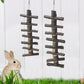 Bunny Chew Toy Natural Apple Wooden Molar Rod Pet Tooth Chew Stick for Rabbits Chinchilla Hamsters Guinea Pigs