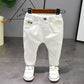 Children's pants Chorus Clothing Pure White/Black Students Contest Straight Jeans Baby Boys Comfortable Latin Dance Trousers