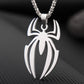 HNSP Stainless Steel Spider Pendant Chain Necklace For Men Boy Anime Jewelry Accessories