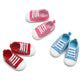 0~18M Baby Canvas Classic Sneakers Newborn Letter Print Sport Baby Boys Girls First Walkers Shoes Infant Toddler Anti-slip Shoes