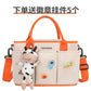 Mother and baby bag large-capacity handbag splash-proof shoulder mommy bag out walking baby portable can hang stroller