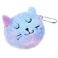 Fashion Women Child Plush Cute Cartoon Key Pendant Bag Coin Purse Clutch Storage Bag Canvas Rose Wallet Keychain Coin Purse 카드지갑