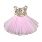 Baby Girl Mesh Tulle Birthday Dresses Tutu Sleeveless Pageant Party Dress Toddler Girl Wedding Vestido