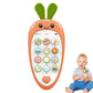 Kids Toy Phone Toddler Cell Phone And Kids Phone Toy Colorful Musical Kids Play Phone Educational Carrot Shaped Toy For Early