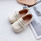 Jlong Spring Soft Comfortable and Retro-Inspired Flats for Boys and Girls 1-8 Years Kids' Fashionable Leather Shoes