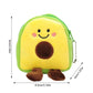 Plush Coin Purse Avocado-Shaped Portable Change Wallet Cute And Interesting Coin Pouches Purse Wallet For Children Boys Girls