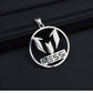 HNSP Messi Stainless Steel Pendant Chain Necklace For Men Boy Soccer Accessories Football Jewelry