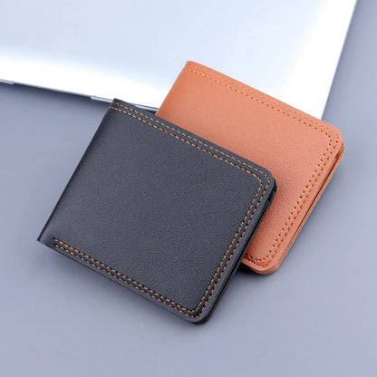 Fashion Id Short Wallet Men Genuine Leather Coin Purse Female Wallets Men Zipper Coin Purses Children Storage Pocket Bags Pouch