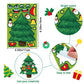 8Sheets Children DIY Puzzle Sticker Toys Santa Christmas Tree Socks Face Assemble Stickers Kids Boys Girls Christmas Gifts Toy