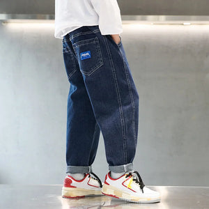 Boys casual denim trousers