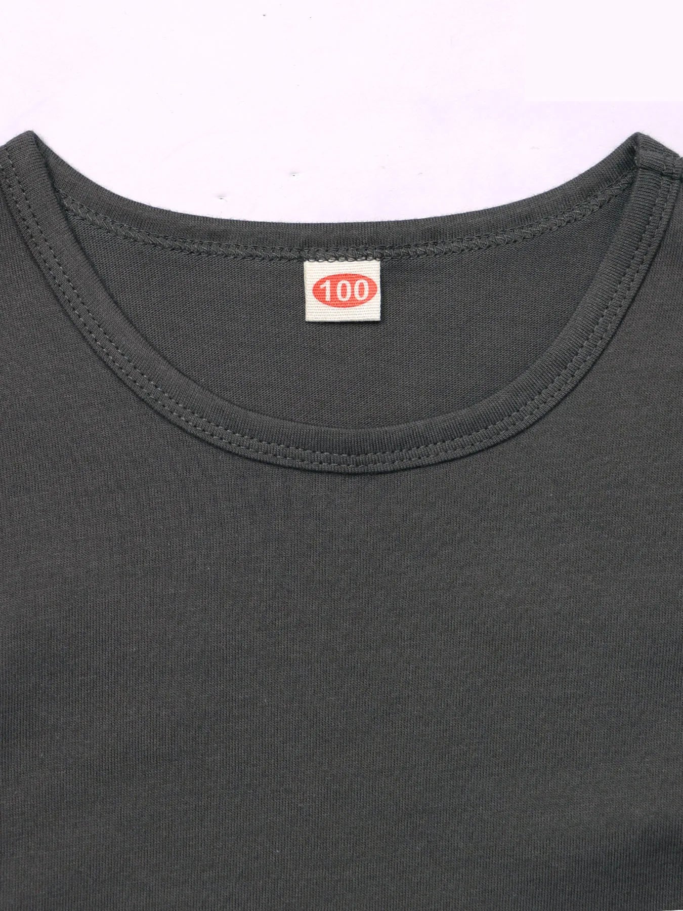 Grey Color Polo T shirtsfor kids - Tininest