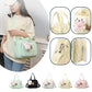 Newborn care diaper bag mommy shoulder bag embroidered quilted stroller diaper storage storage bag handbag large capacitybaby