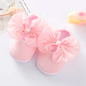 Baby Girls First Walkers Soft Toddler Shoes Infant Toddler Bowknot Walkers Shoes Princess Shoes Infant Prewalker Baby Shoes 2022