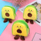 Plush Coin Purse Avocado-Shaped Portable Change Wallet Cute And Interesting Coin Pouches Purse Wallet For Children Boys Girls