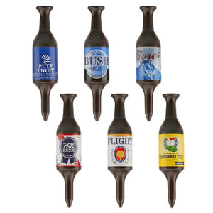 1/6pcs Mini Beer Bottle Golf Tees Golf Ball Holder Unique and Durable Golf Tees Golf Practice Tools Golf Accessories