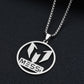 HNSP Messi Stainless Steel Pendant Chain Necklace For Men Boy Soccer Accessories Football Jewelry