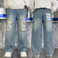 Jeans For Boy Big Hole Boy Jeans Child Spring Autumn Ripped Jeans Kids Casual Style Children's Clothing 6 8 10 12 14