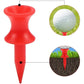 Professional Golf Tees 25pcs Double Layer Golf Supplies Tees Indoor Golf Balls Tees 31mm Wheel Type Shockproof Practice Supplies