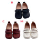 Jlong Spring Soft Comfortable and Retro-Inspired Flats for Boys and Girls 1-8 Years Kids' Fashionable Leather Shoes