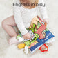 BC Babycare Animal Tail Baby Cloth Book 3D Rustle Sound Reading Educational Soft Books Kids Intelligence Teether Toy Children