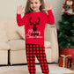 Christmas Family Matching Pajamas Set Christmas Holiday PJs Elk Top Pants Set Pajamas For Family Mom Dad Kids Baby