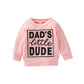 Boys Polyester Letter Grey Sweatshirt Top