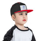 Children's Flat Brim Contrast Hip Hop Hat