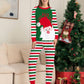 Family Christmas Pajamas Matching Sets Red Stripe Xmas Holiday Sleepwear Jammies Long Sleeve PJs Outfits