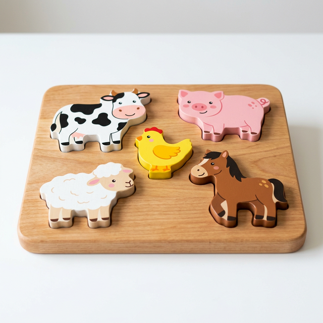 Animal Puzzle Board